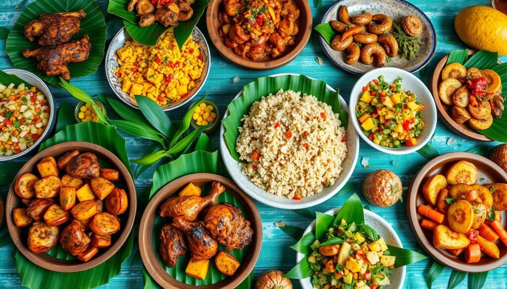 Caribbean dishes Caribbean dishes