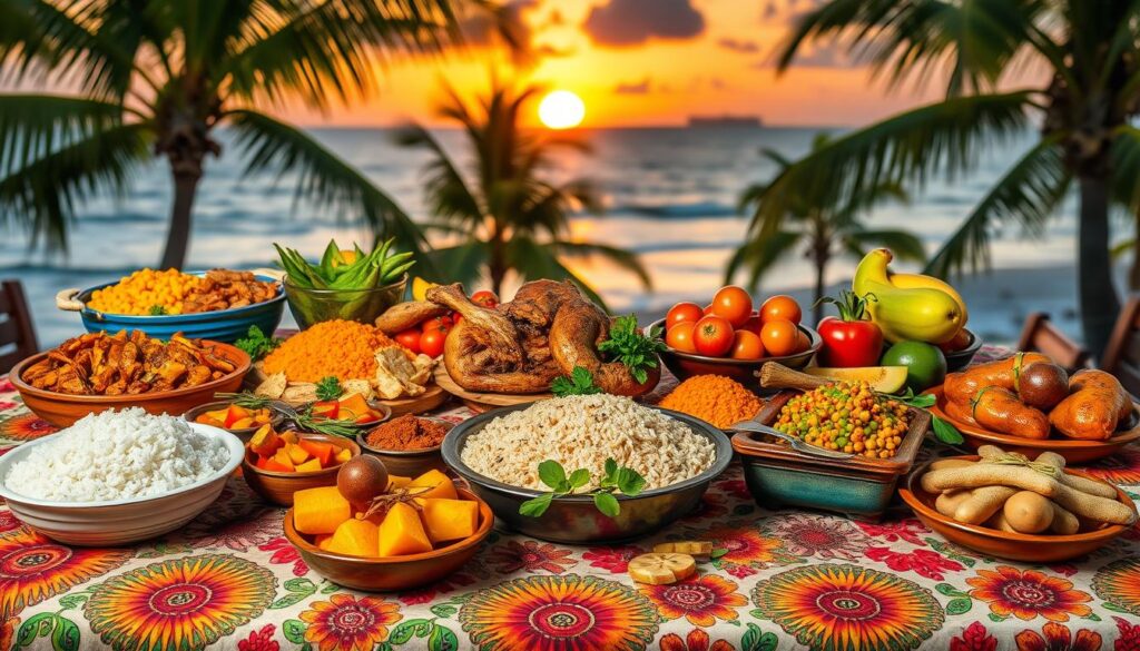 Caribbean food Caribbean food
