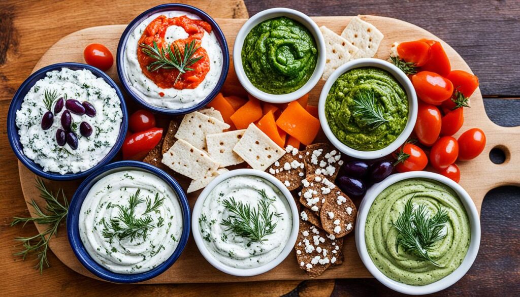 Greek dips and spreads