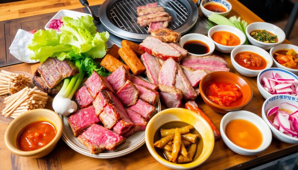 Korean BBQ ingredients Korean BBQ ingredients
