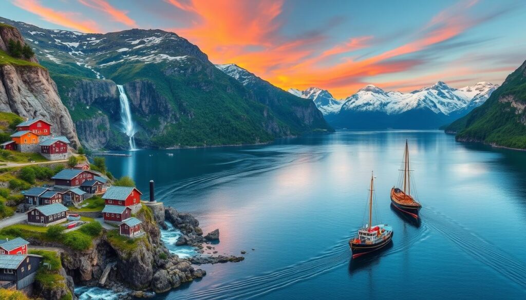 Norwegian fjord culture