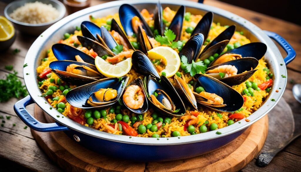 Spanish paella Spanish paella
