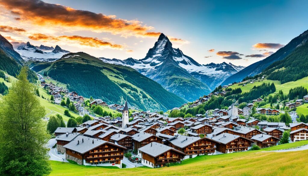 Zermatt and Matterhorn Zermatt and Matterhorn