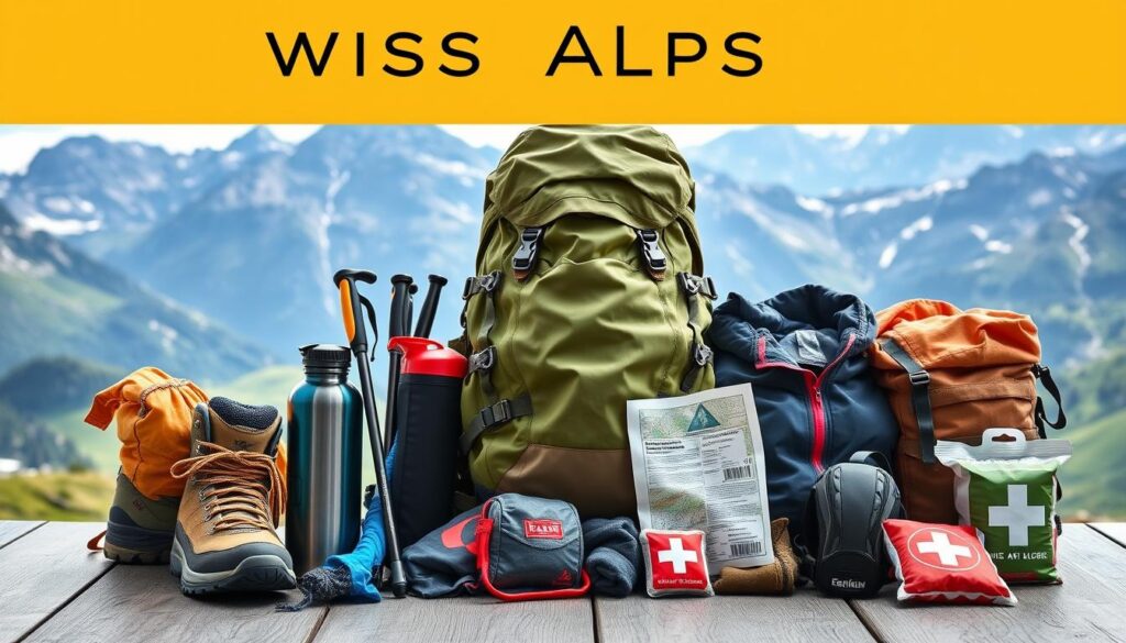 essential gear for hiking in the Swiss Alps