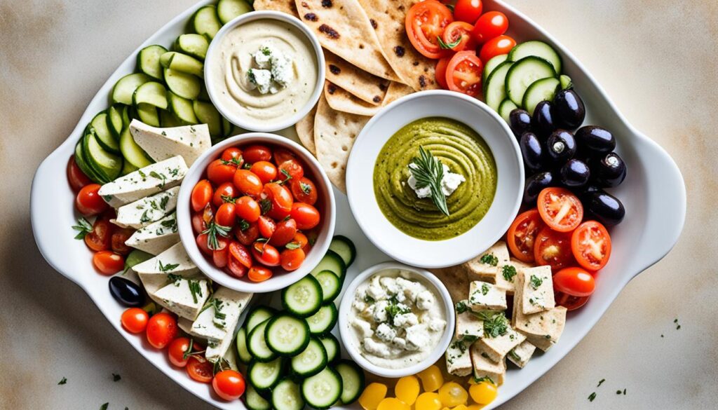 mediterranean appetizer platter