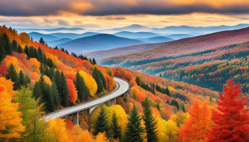 scenic drives in the Northeast