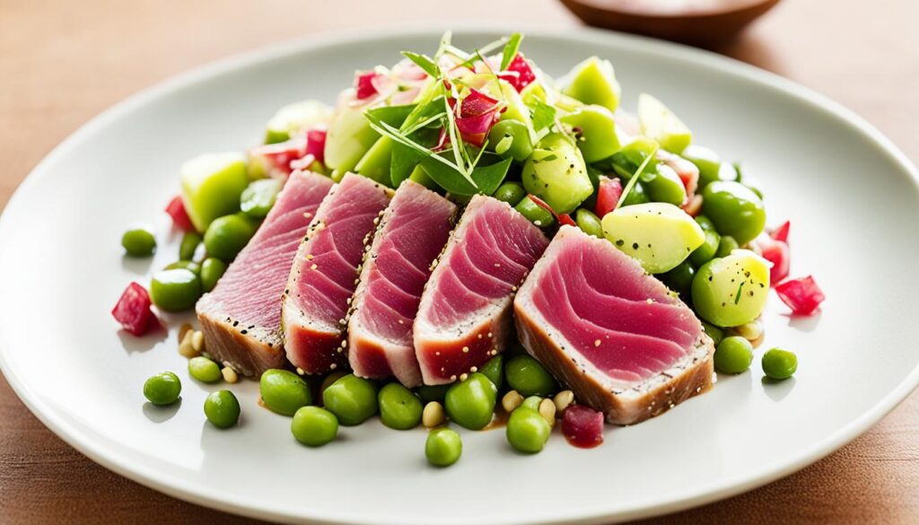 seared tuna nutrition