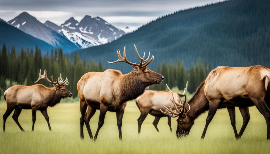 wildlife in Canadian Rockies wildlife in Canadian Rockies